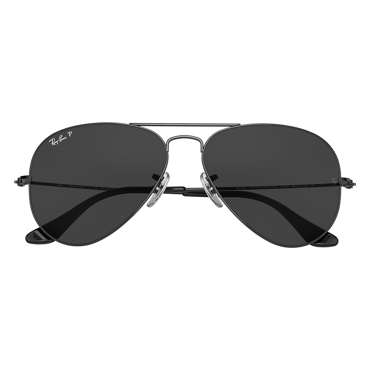 Kritisch slijtage Acrobatiek Aviator Total Black Sunglasses in Black and Black | Ray-Ban®