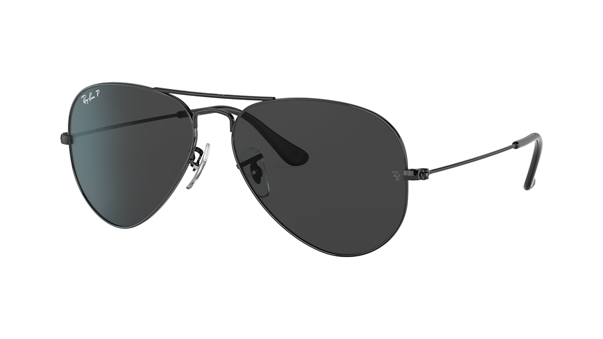 Heb geleerd vonk idee Aviator Total Black Zonnebrillen in Zwart en Zwart | Ray-Ban®