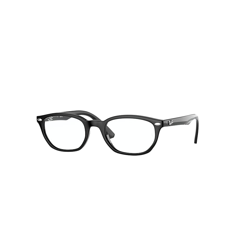 Ray-Ban Junior Rb1599 Optics Kids Eyeglasses Black Frame Clear Lenses Polarized 46-18