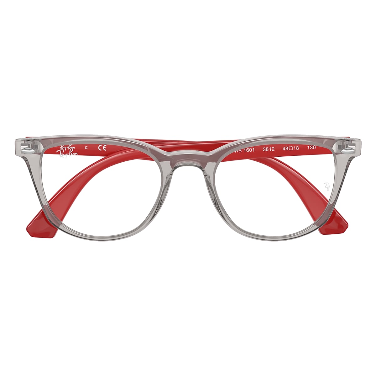 RB1601 OPTICS KIDS Eyeglasses with Transparent Grey Frame - RY1601