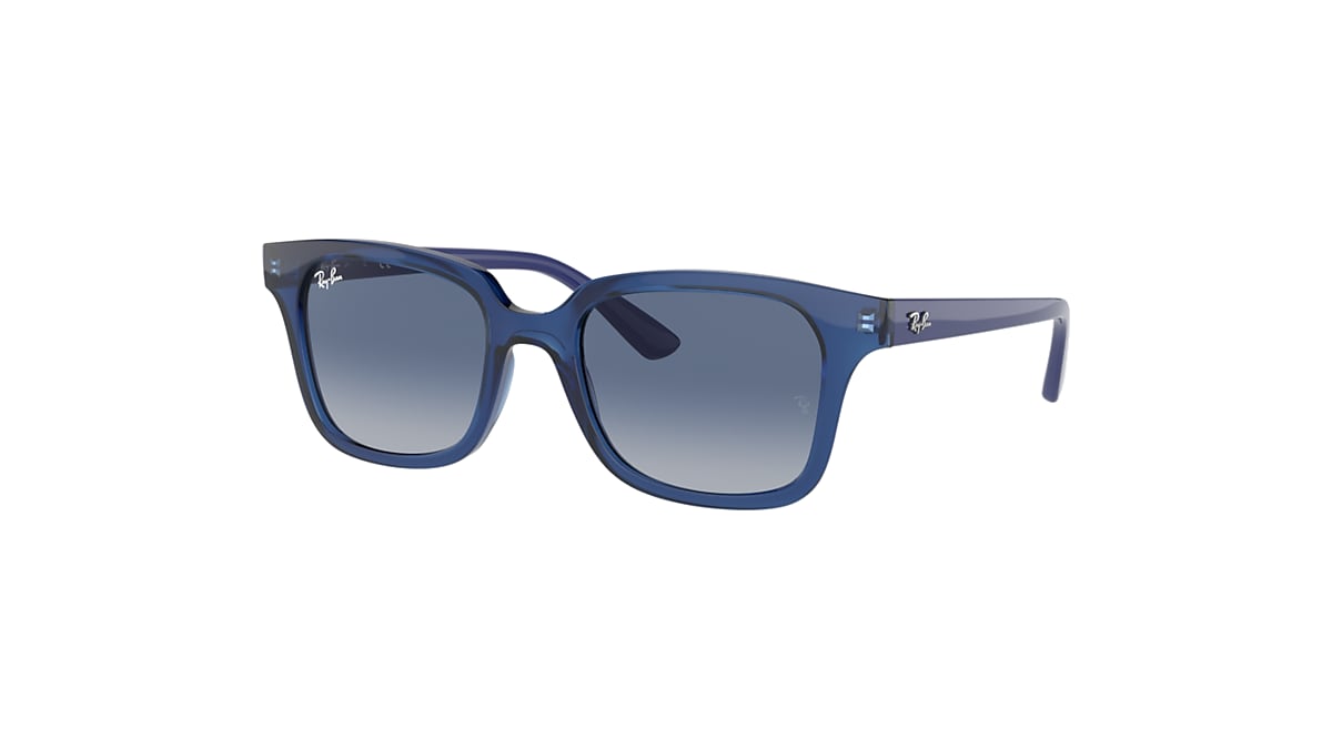RB9071S KIDS Sunglasses in Transparent Blue and Blue - Ray-Ban