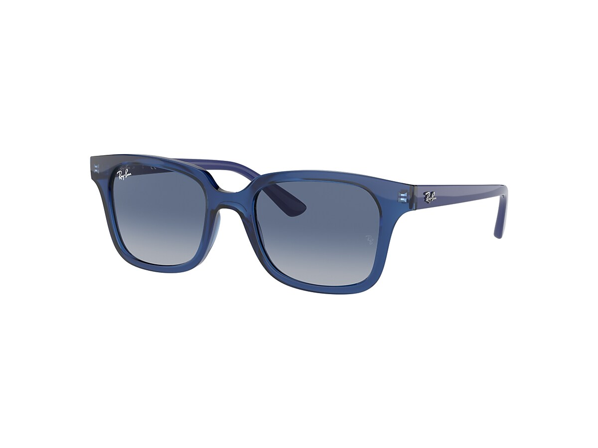 RB9071S KIDS Sunglasses in Transparent Blue and Blue - Ray-Ban