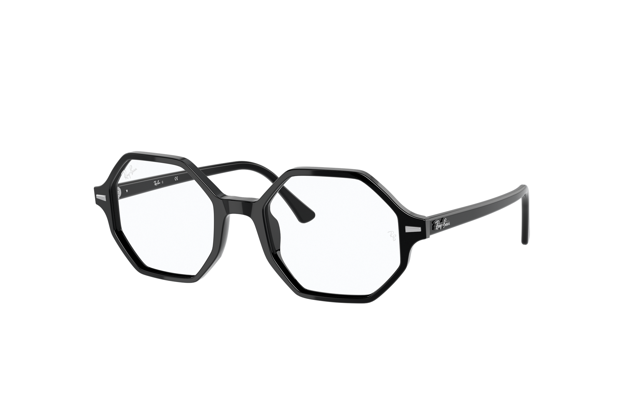 Occhiali da Vista Britt con montatura Nero Lucido | Ray-Ban®