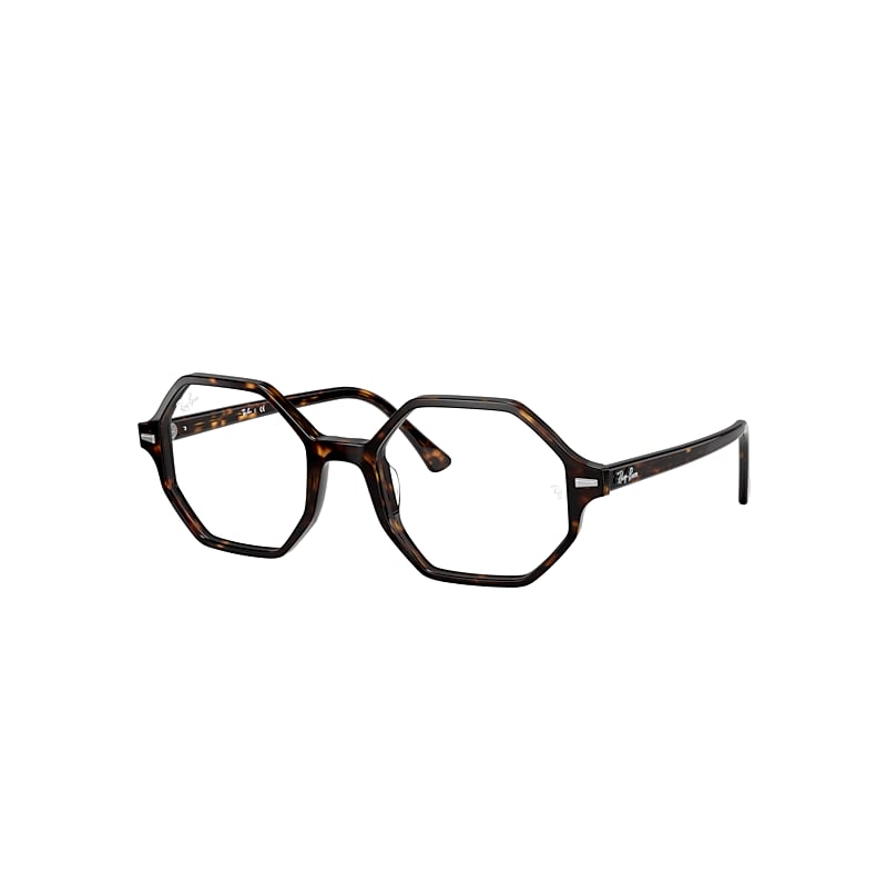 Ray-Ban Britt Optics Eyeglasses Tortoise Frame Clear Lenses 52-20