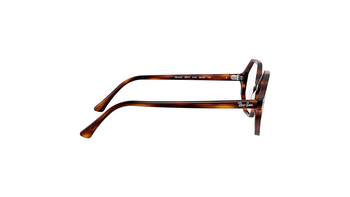 BRITT OPTICS Eyeglasses with Striped Havana Frame - RB5472 | Ray