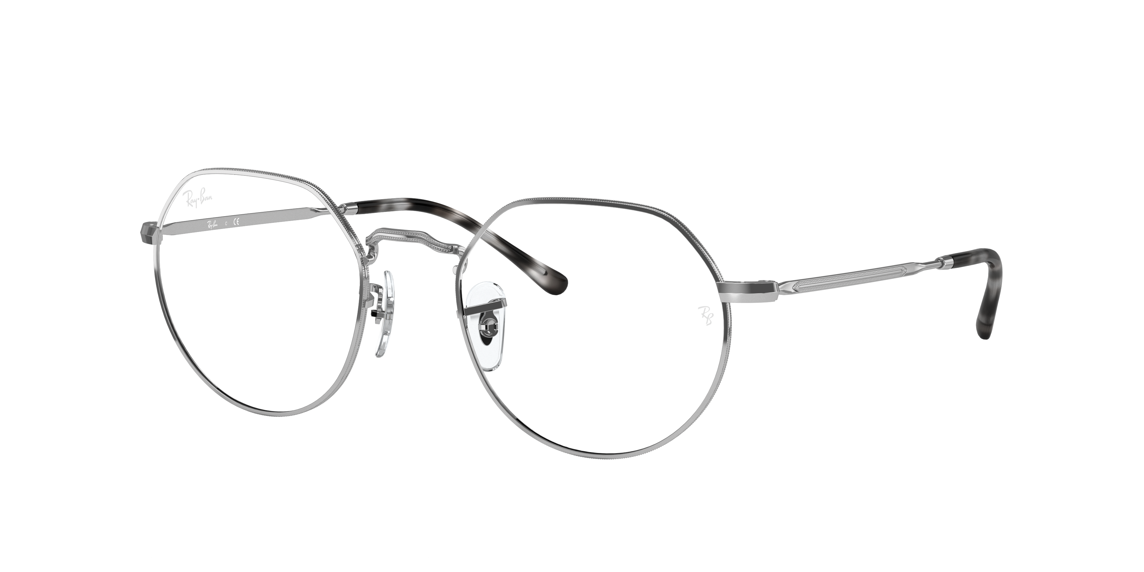 ray ban silver eyeglasses