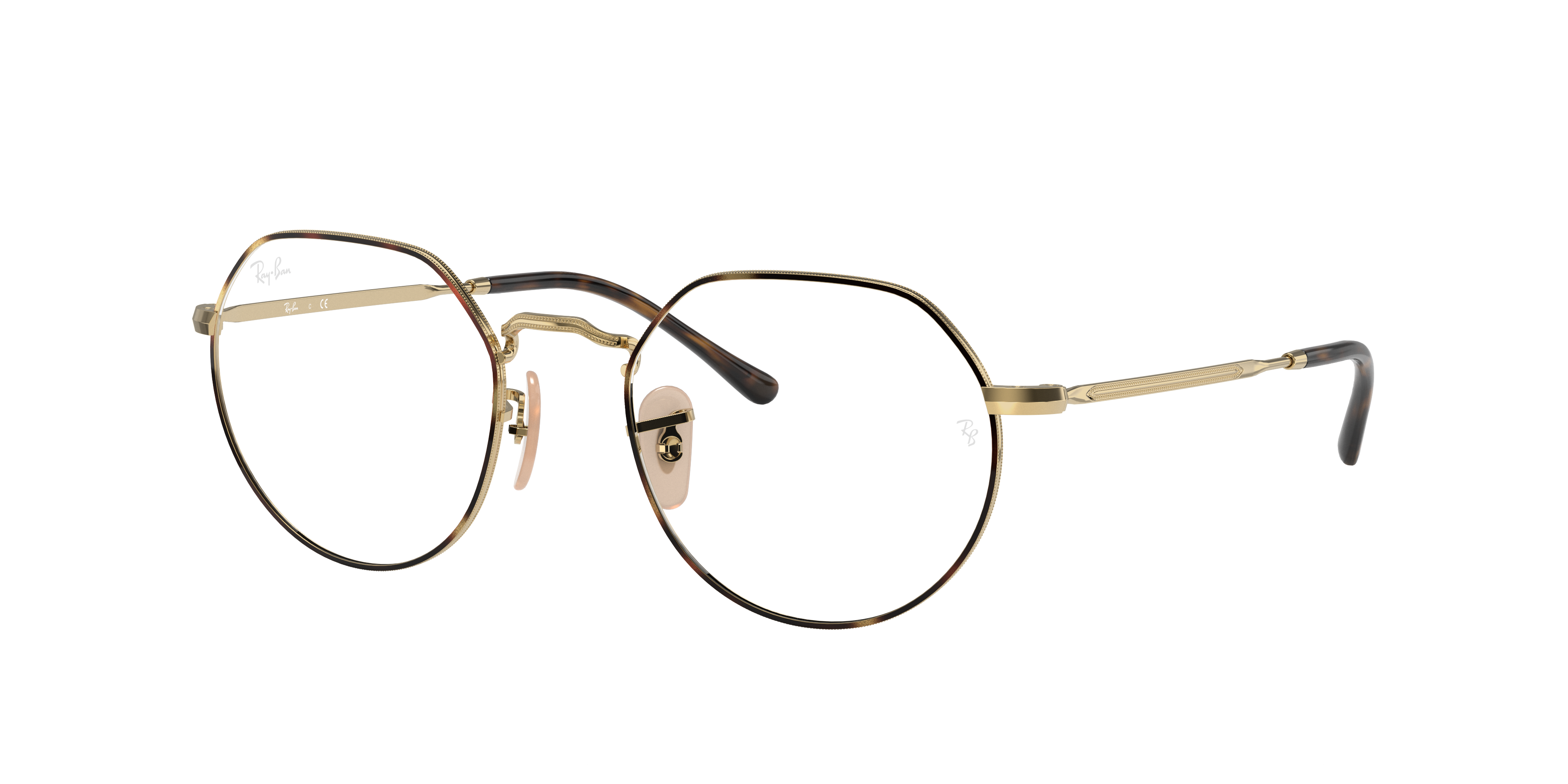Jack Optics Eyeglasses with Havana On Gold Frame | Ray-Ban®
