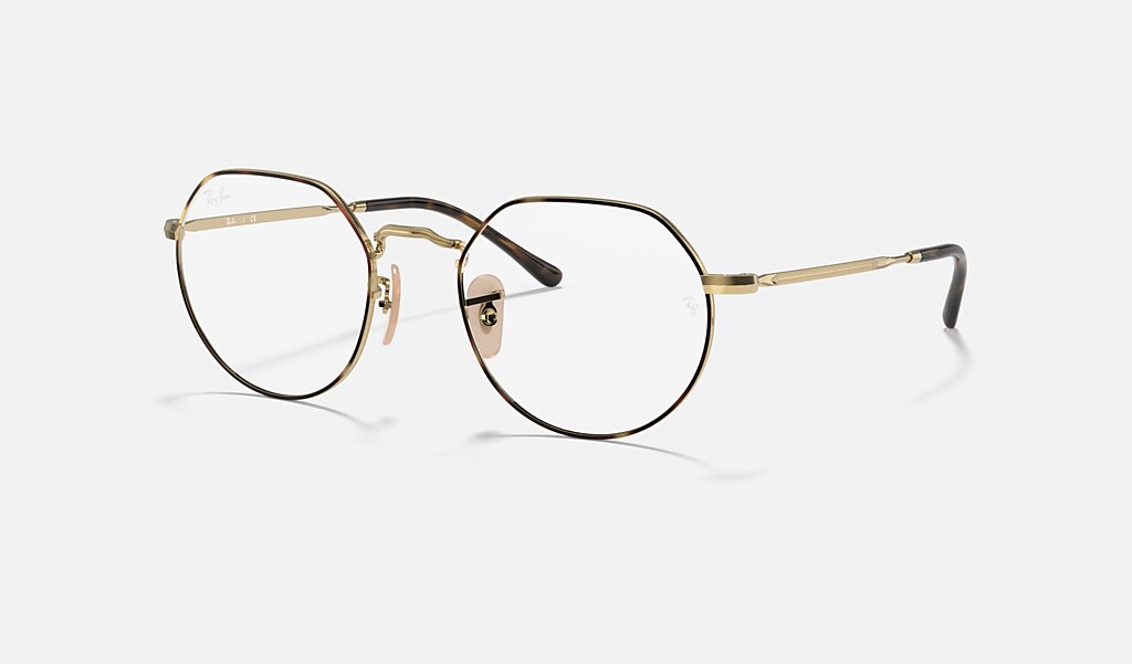 lijden stromen reservering Jack Optics Eyeglasses with Havana On Gold Frame | Ray-Ban®