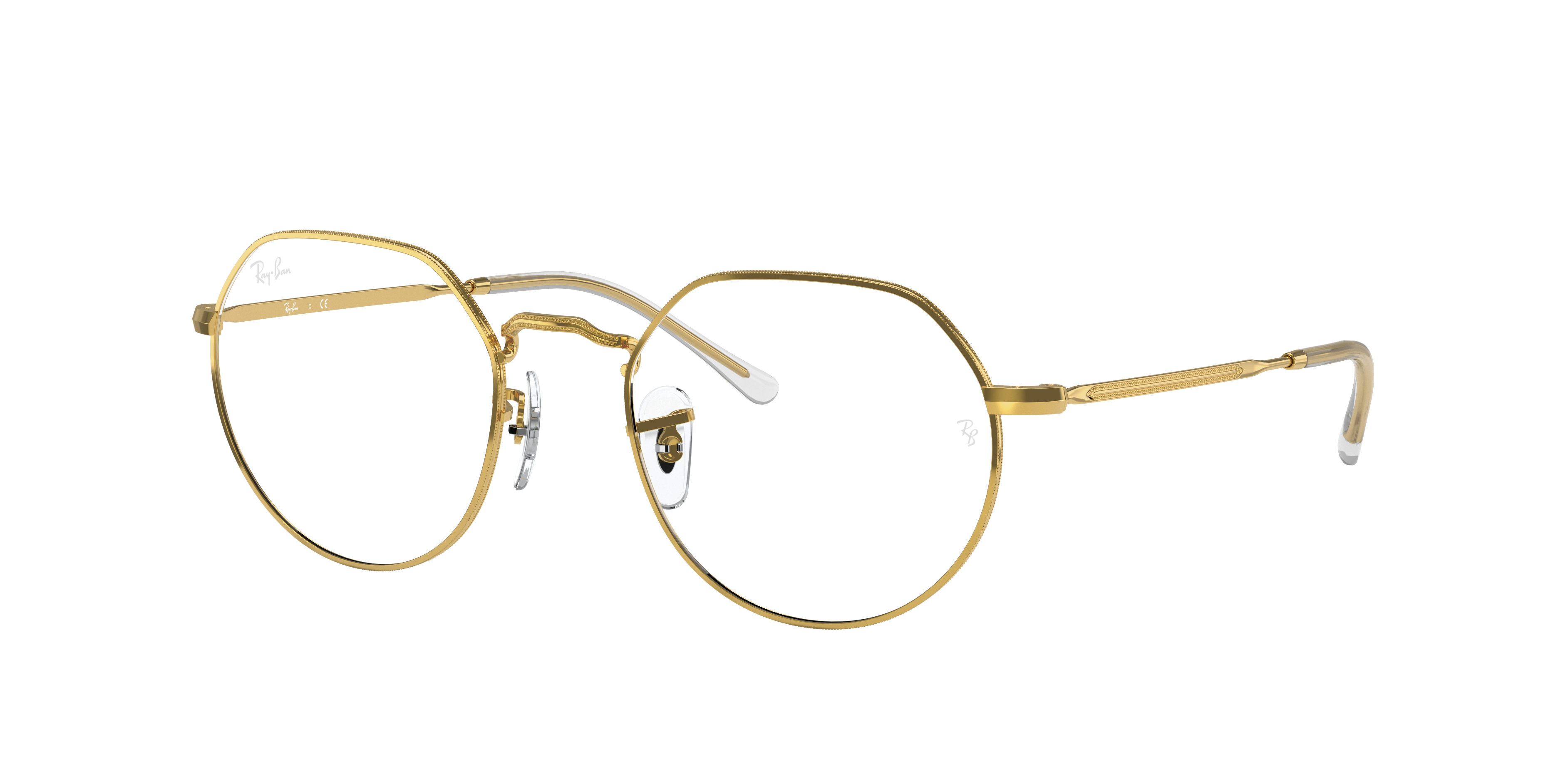 ray ban gold rim glasses