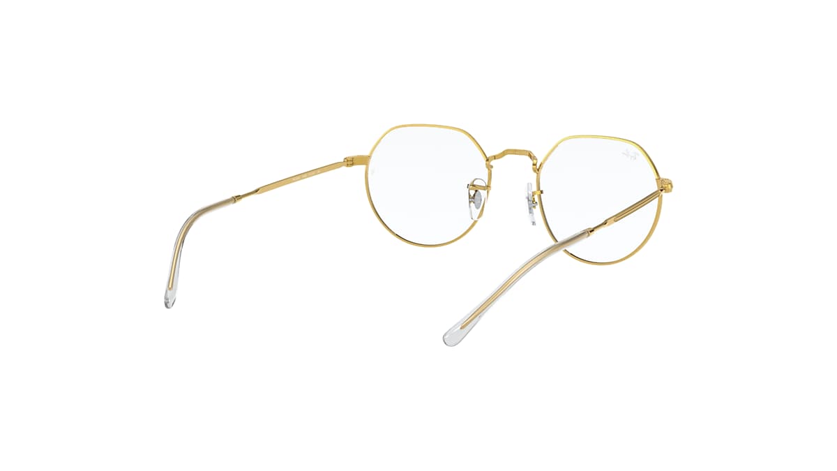 Jack Optics Eyeglasses with Gold Frame | Ray-Ban®