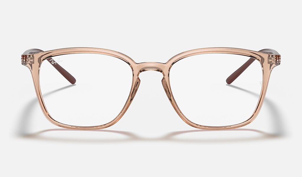 Rb7185 Eyeglasses with Light Brown Frame | Ray-Ban®