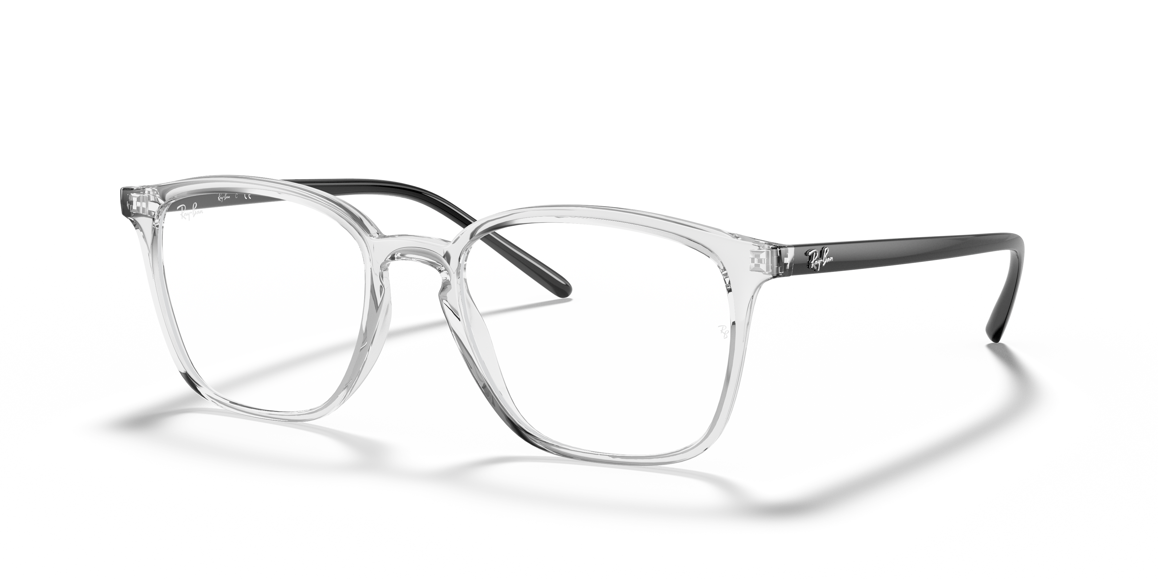 translucent ray bans