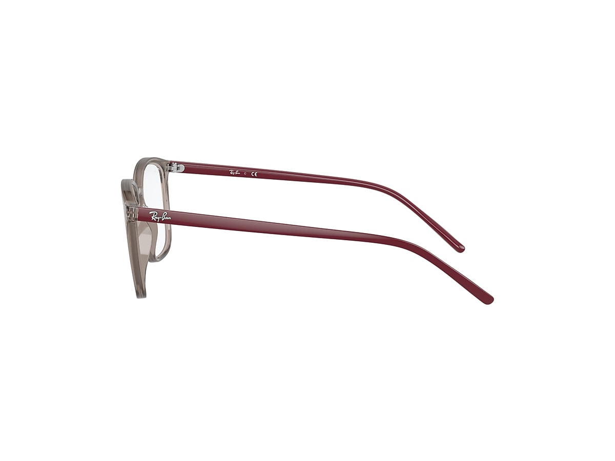 RB7185 Eyeglasses with Transparent Grey Frame - RB7185 | Ray