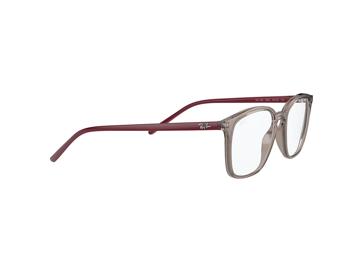 Rb7185 Eyeglasses with Transparent Grey Frame | Ray-Ban®