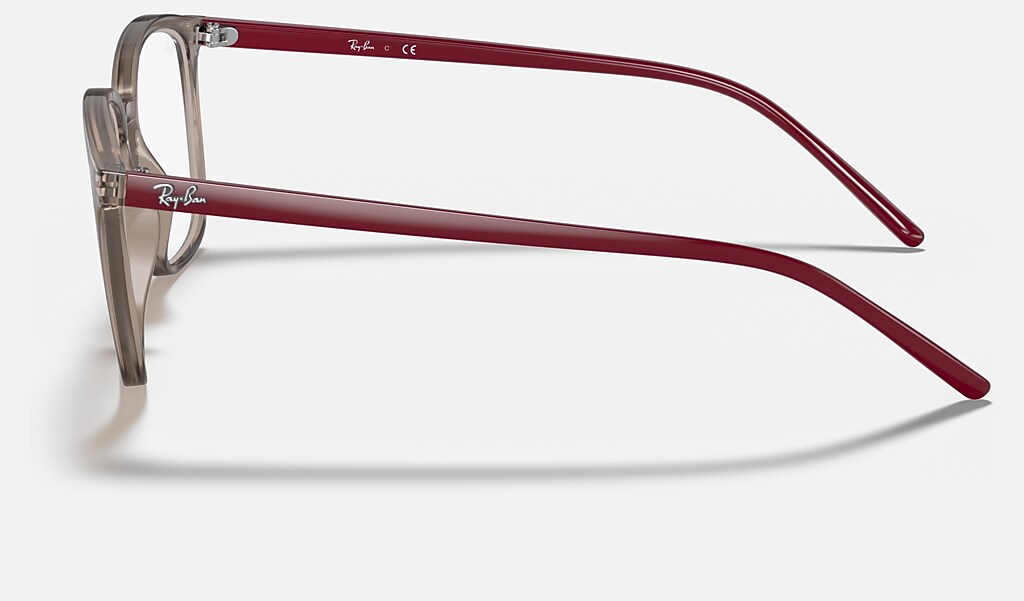 Rb7185 Eyeglasses with Transparent Grey Frame | Ray-Ban®