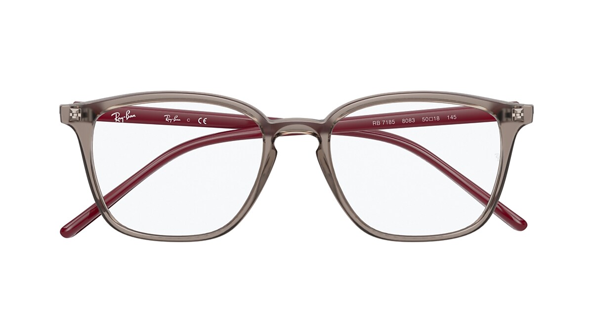 RB7185 Eyeglasses with Transparent Grey Frame - RB7185