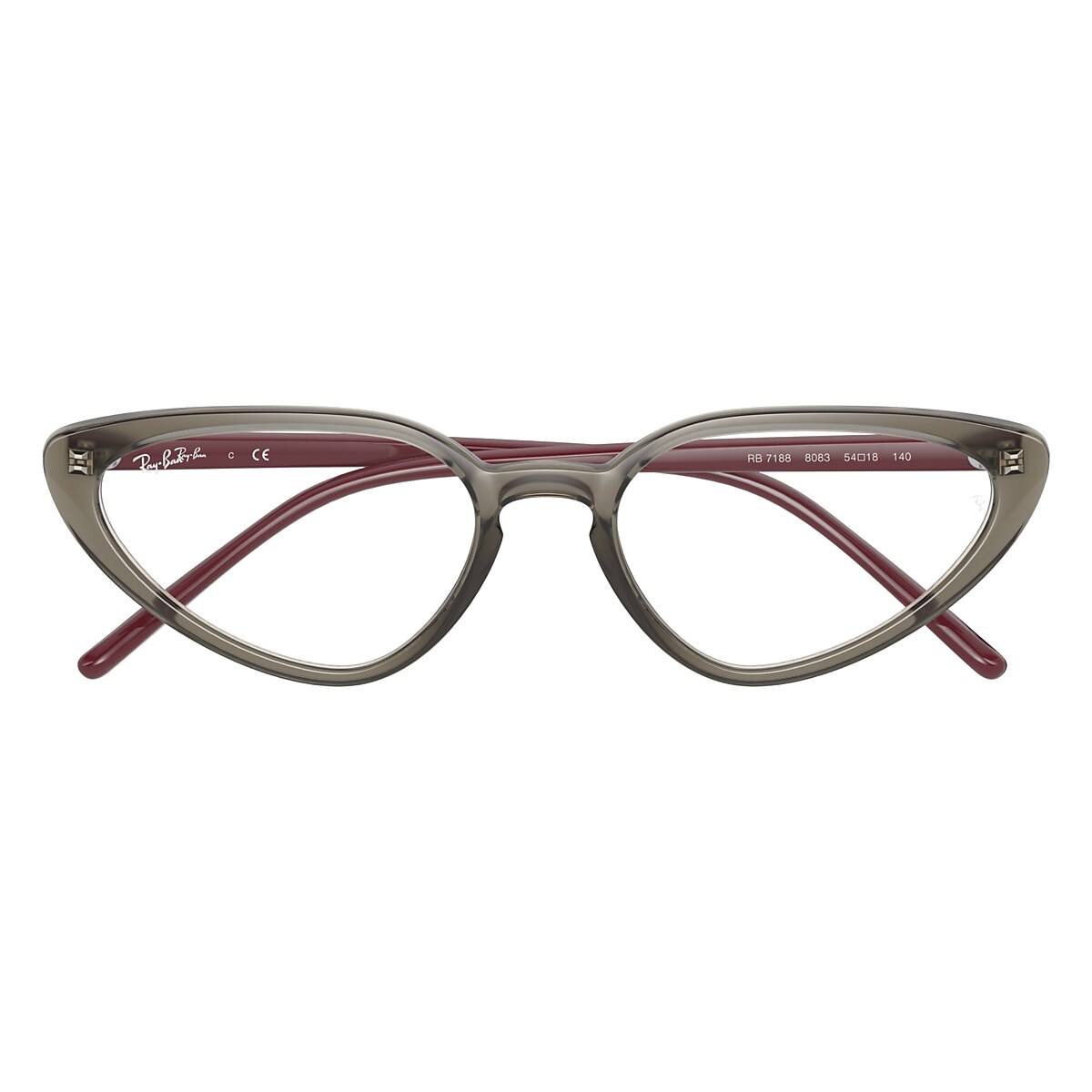 RB7188 OPTICS Eyeglasses with Transparent Grey Frame - RB7188
