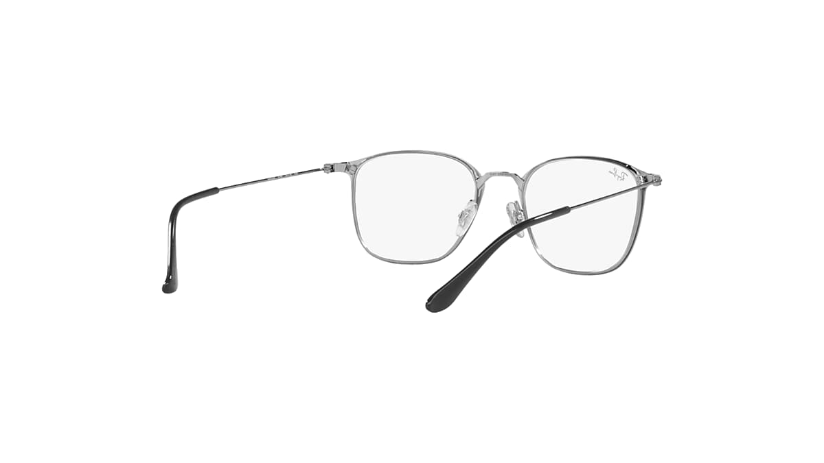 RB6466 OPTICS Eyeglasses with Grey On Gunmetal Frame - RB6466