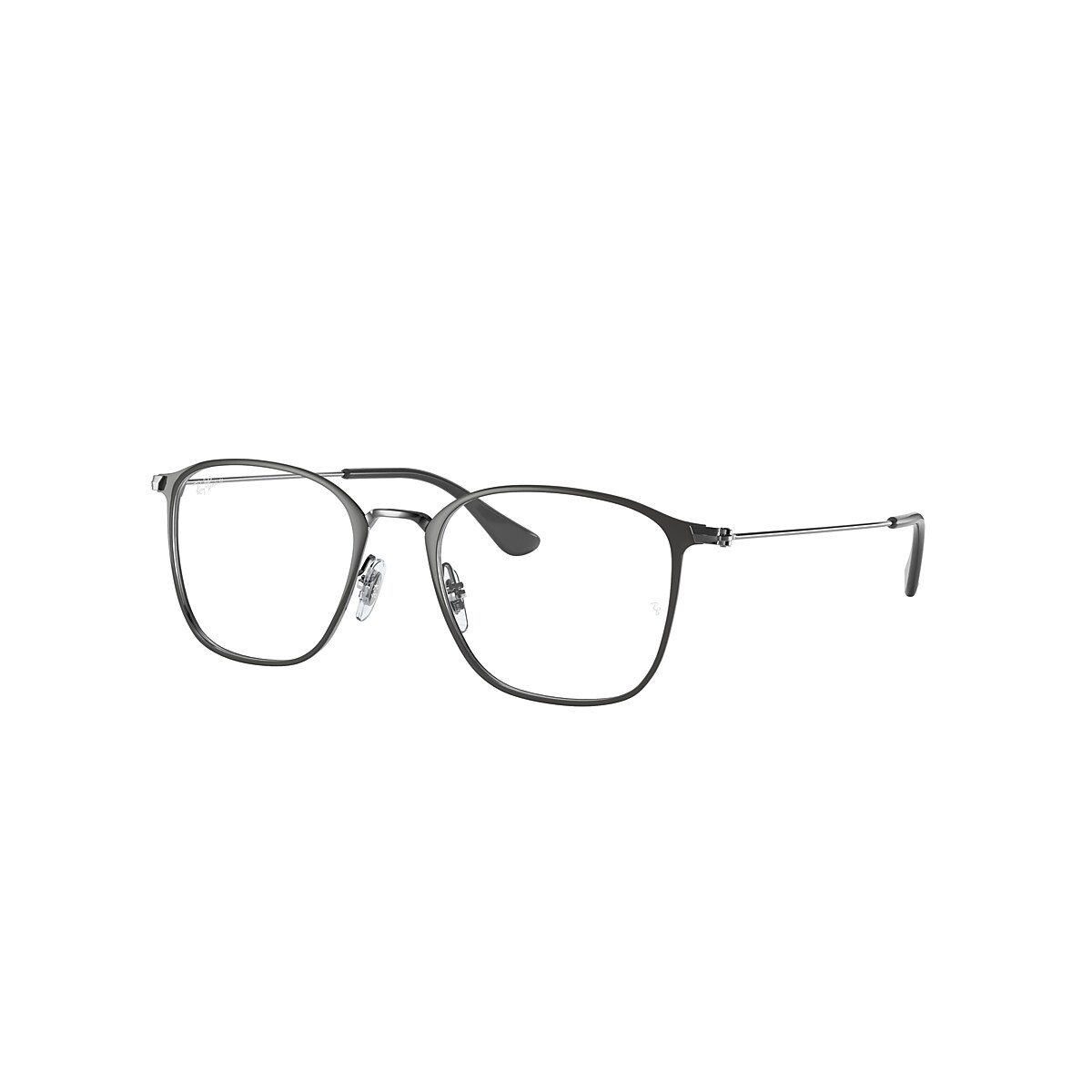 RB6466 OPTICS Eyeglasses with Grey On Gunmetal Frame 