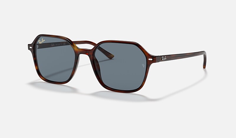 JOHN Sunglasses in Striped Havana and Blue - RB2194 | Ray-Ban® US