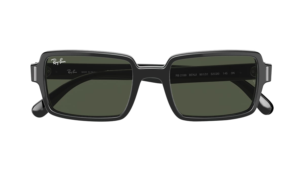 BENJI Sunglasses in Black and Green - RB2189 | Ray-Ban® CA