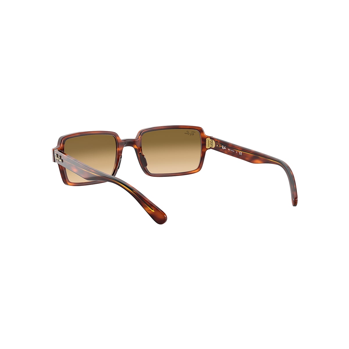 BENJI Sunglasses in Striped Havana and Brown - RB2189 | Ray