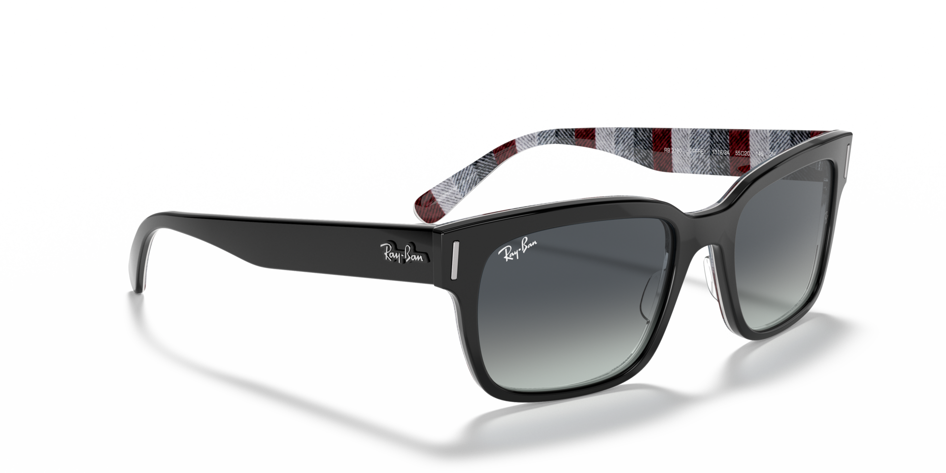 Jeffrey Sunglasses in Black and Light 
