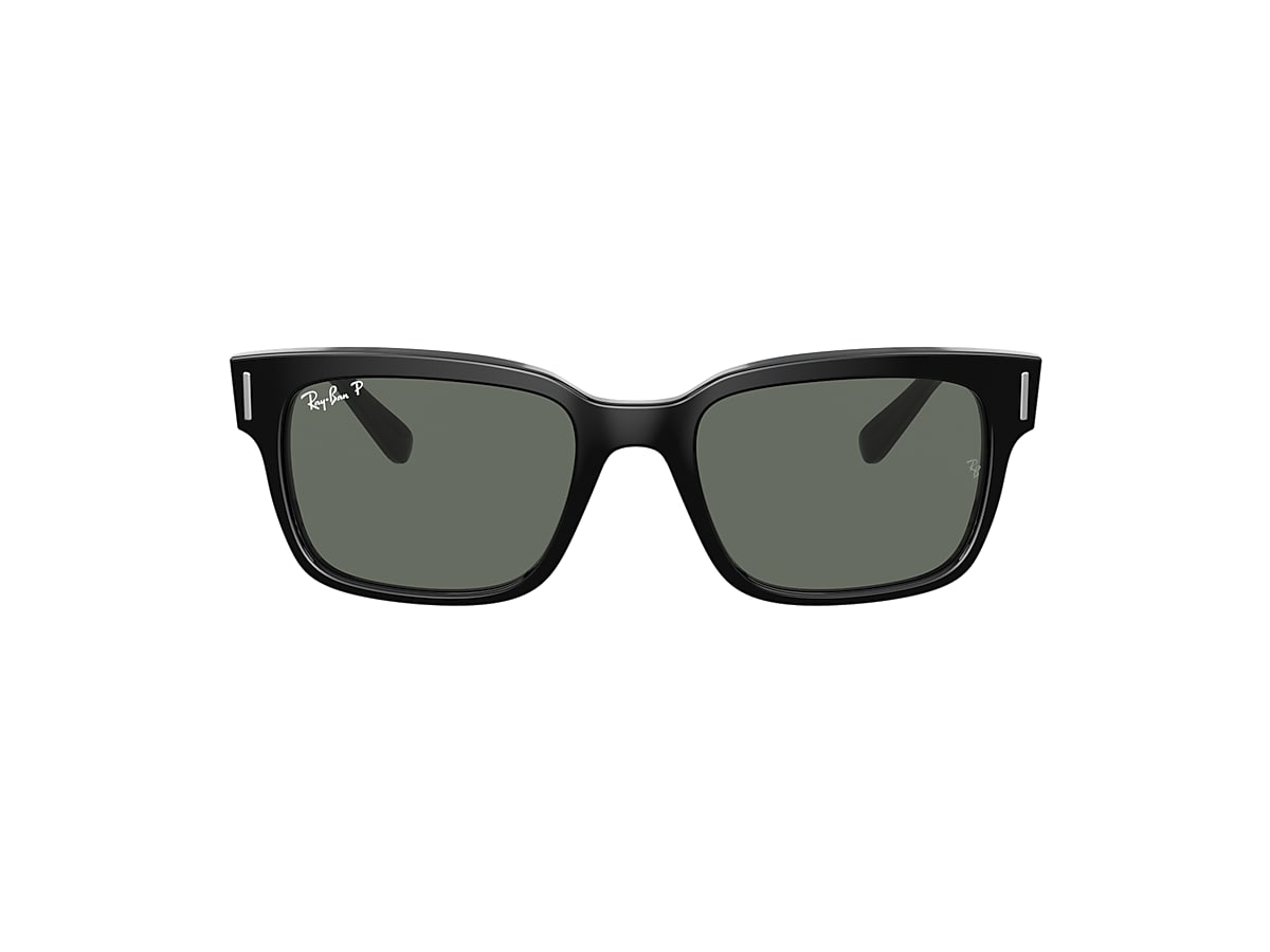 JEFFREY Polarizados Lentes de sol en Negro y G-15 Verde Polarizado