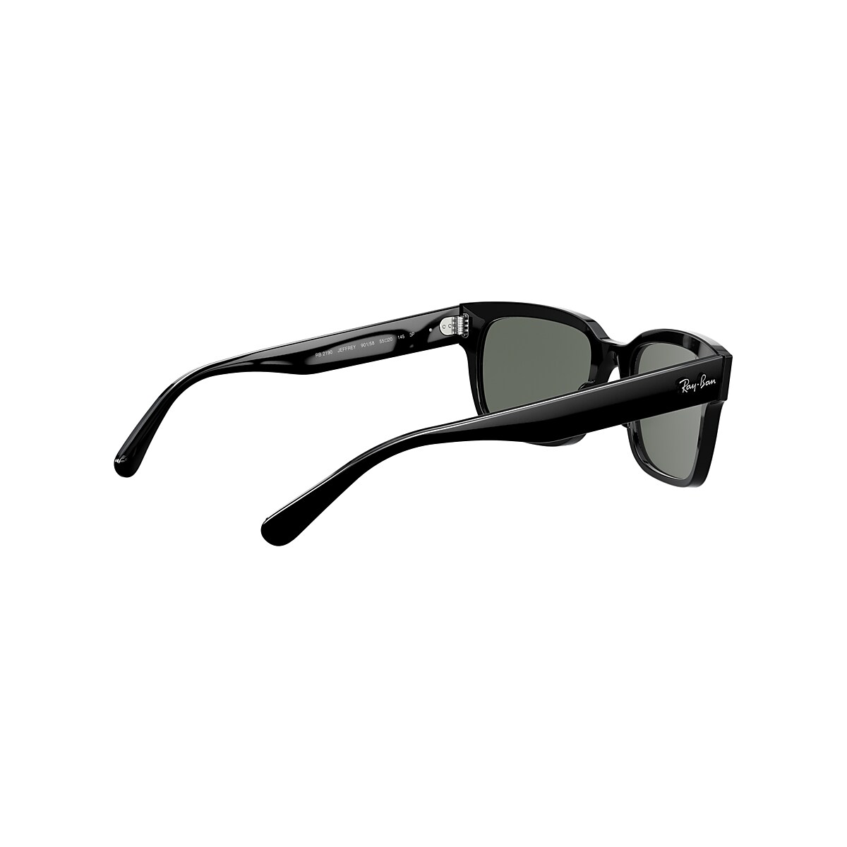 JEFFREY Sunglasses in Black and Green - RB2190 | Ray-Ban® EU