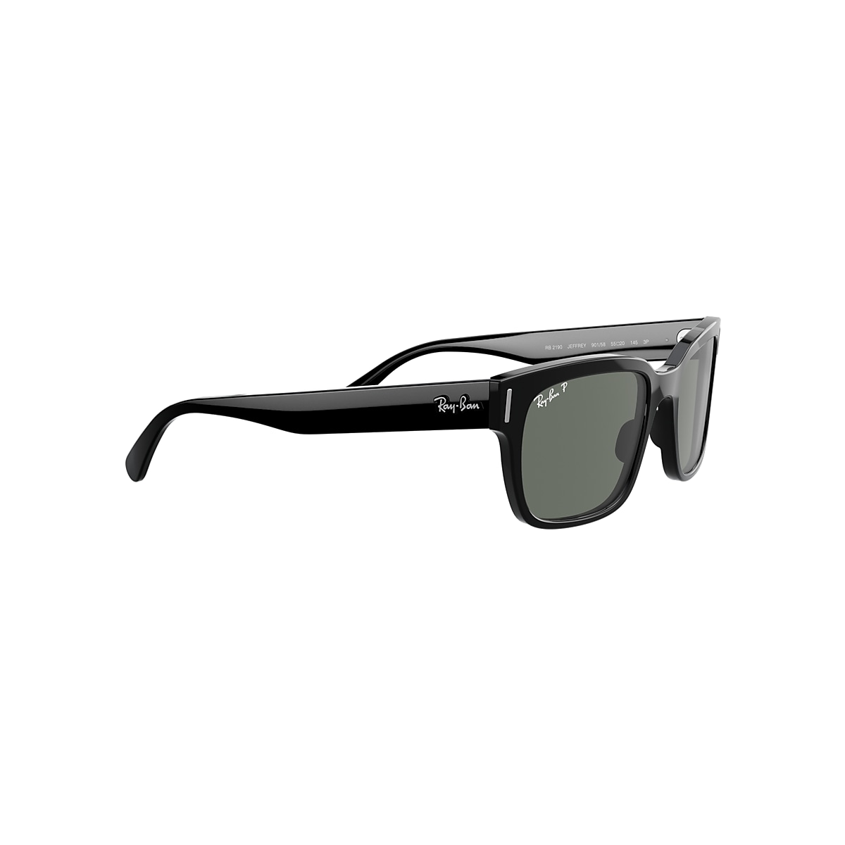 JEFFREY Sunglasses in Black and Green - RB2190 | Ray-Ban® EU