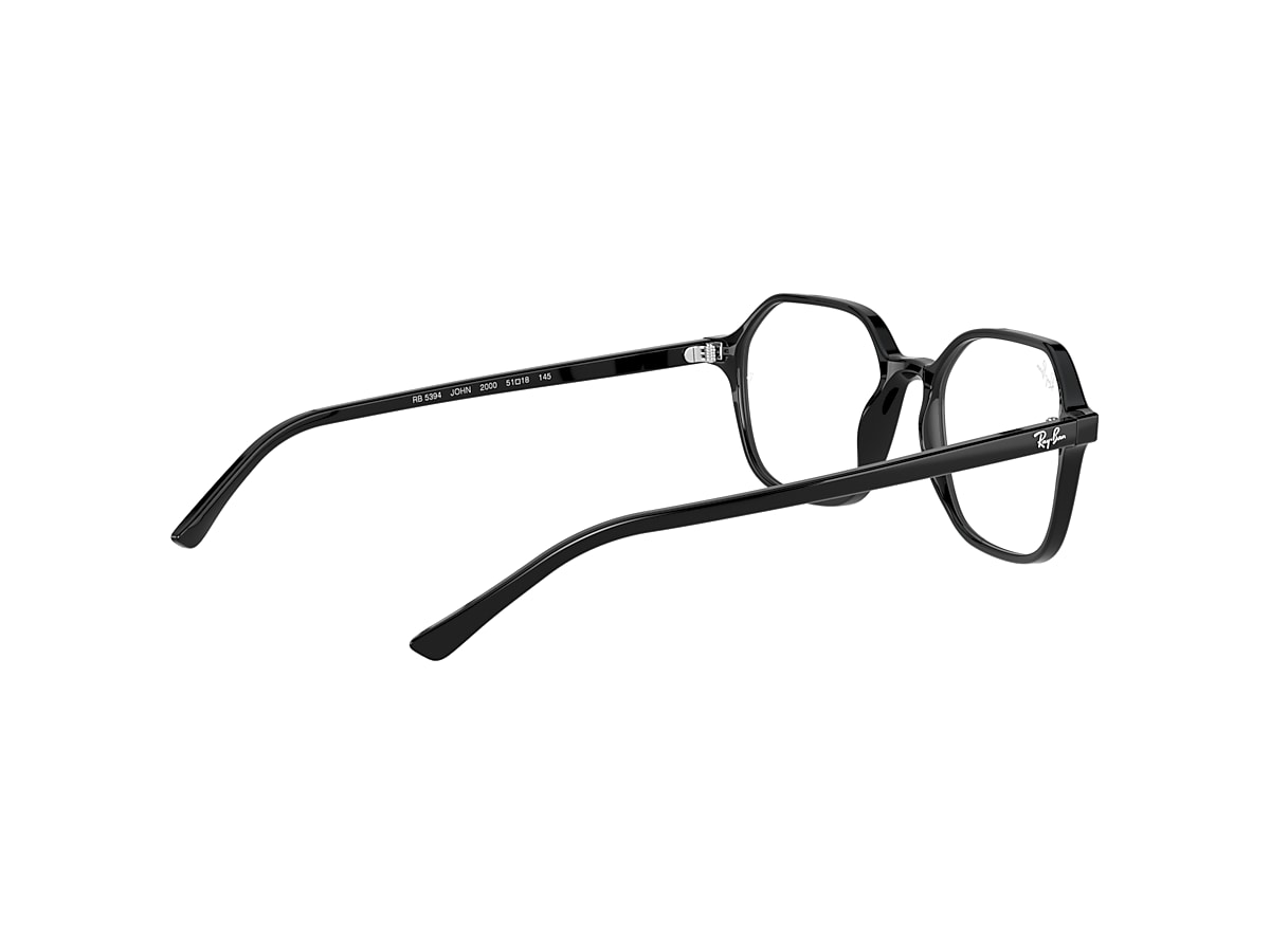 【レイバン公式ストア】 Ray-Ban® JOHN OPTICS メガネ | ブラック