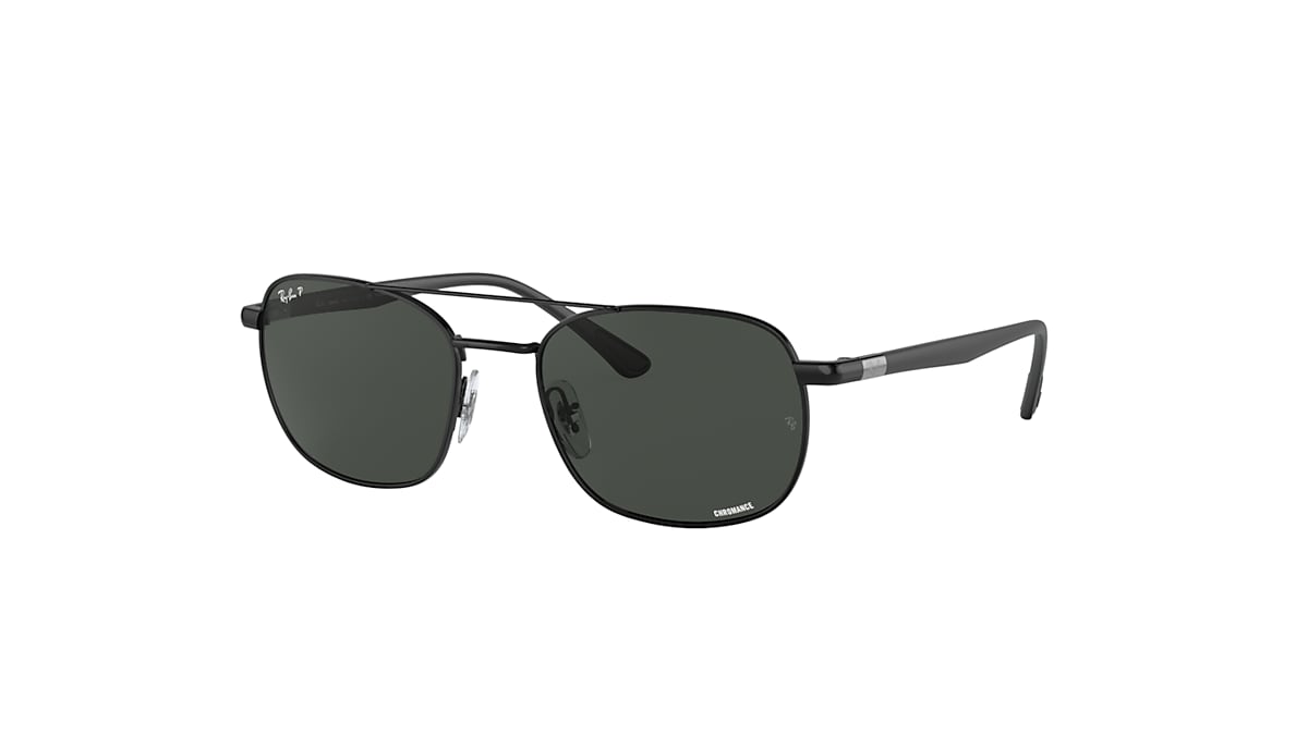 RB3670CH CHROMANCE Sunglasses in Black and Grey - RB3670CH | Ray 