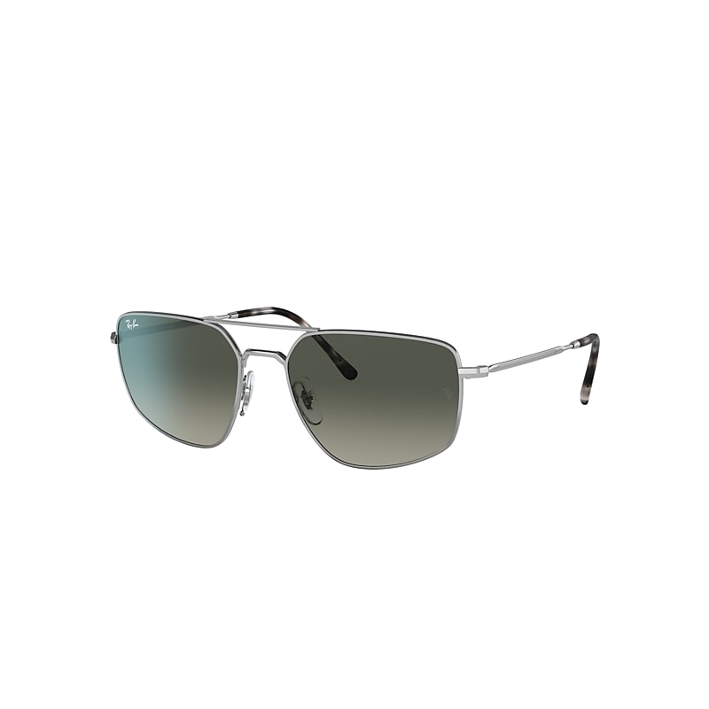 Ray-Ban Rb3666 Sunglasses Silver Frame Grey Lenses 56-17 product image