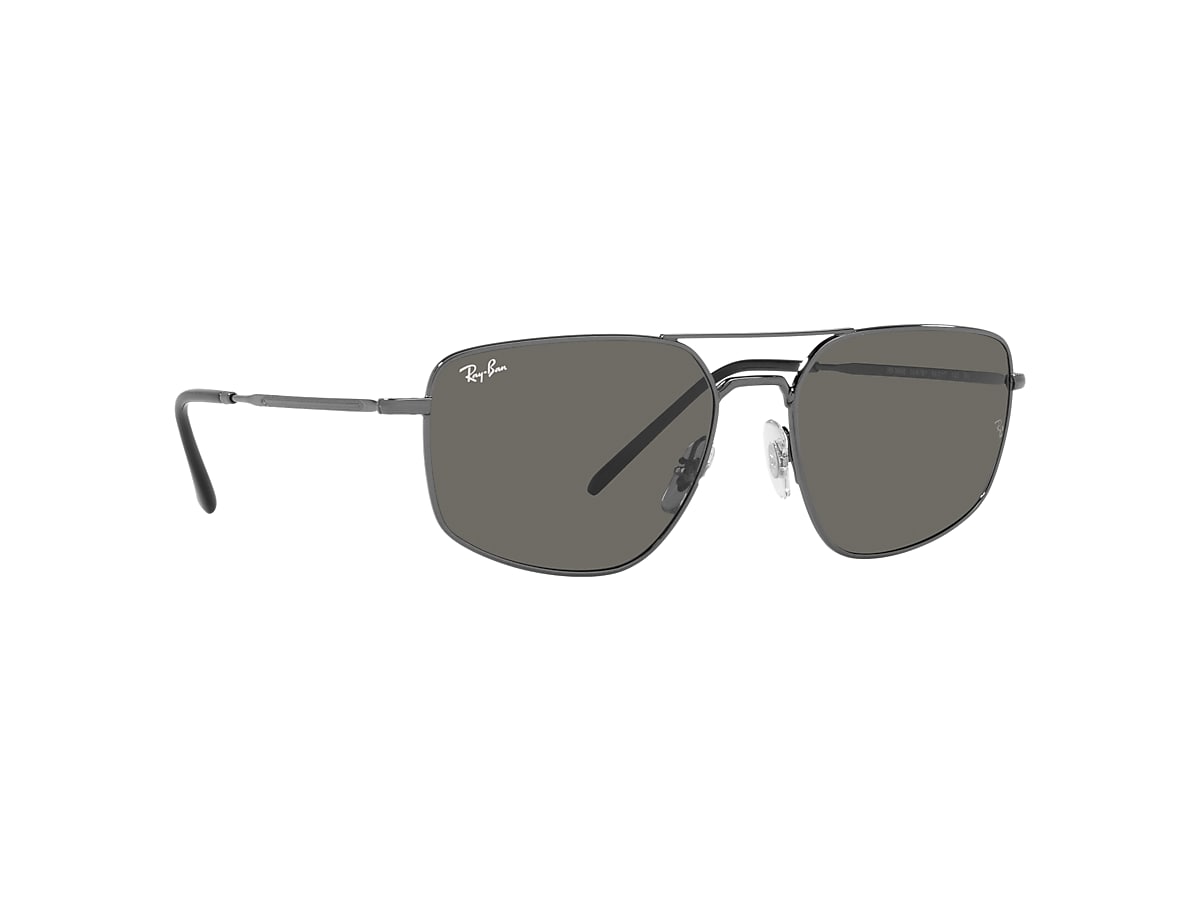 RB3666 Sunglasses in Gunmetal and Dark Grey - RB3666 - Ray-Ban