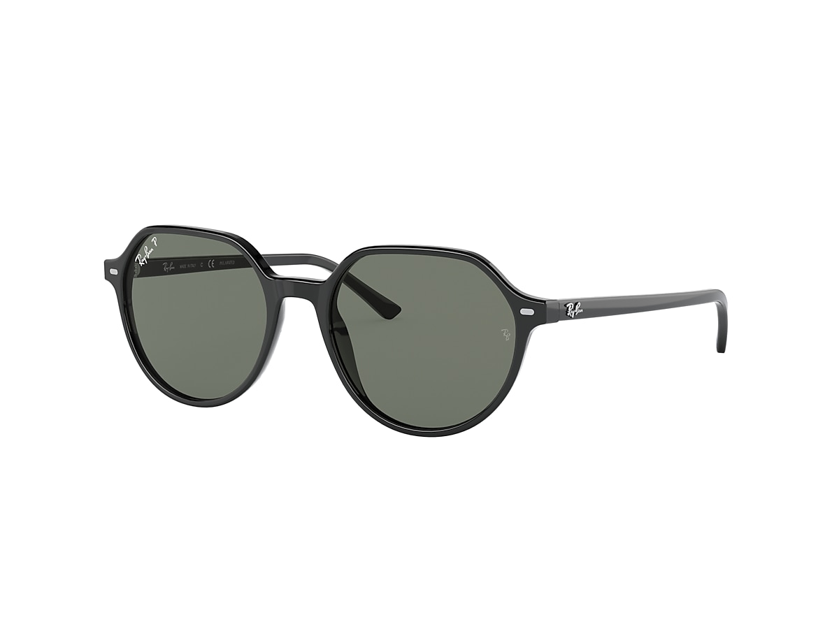 Ray-Banサングラス RB2195 thalia ブラック 3角 即日発送 THALIA Sunglasses in Black and G-15 Green - RB2195 | Ray-Ban® US