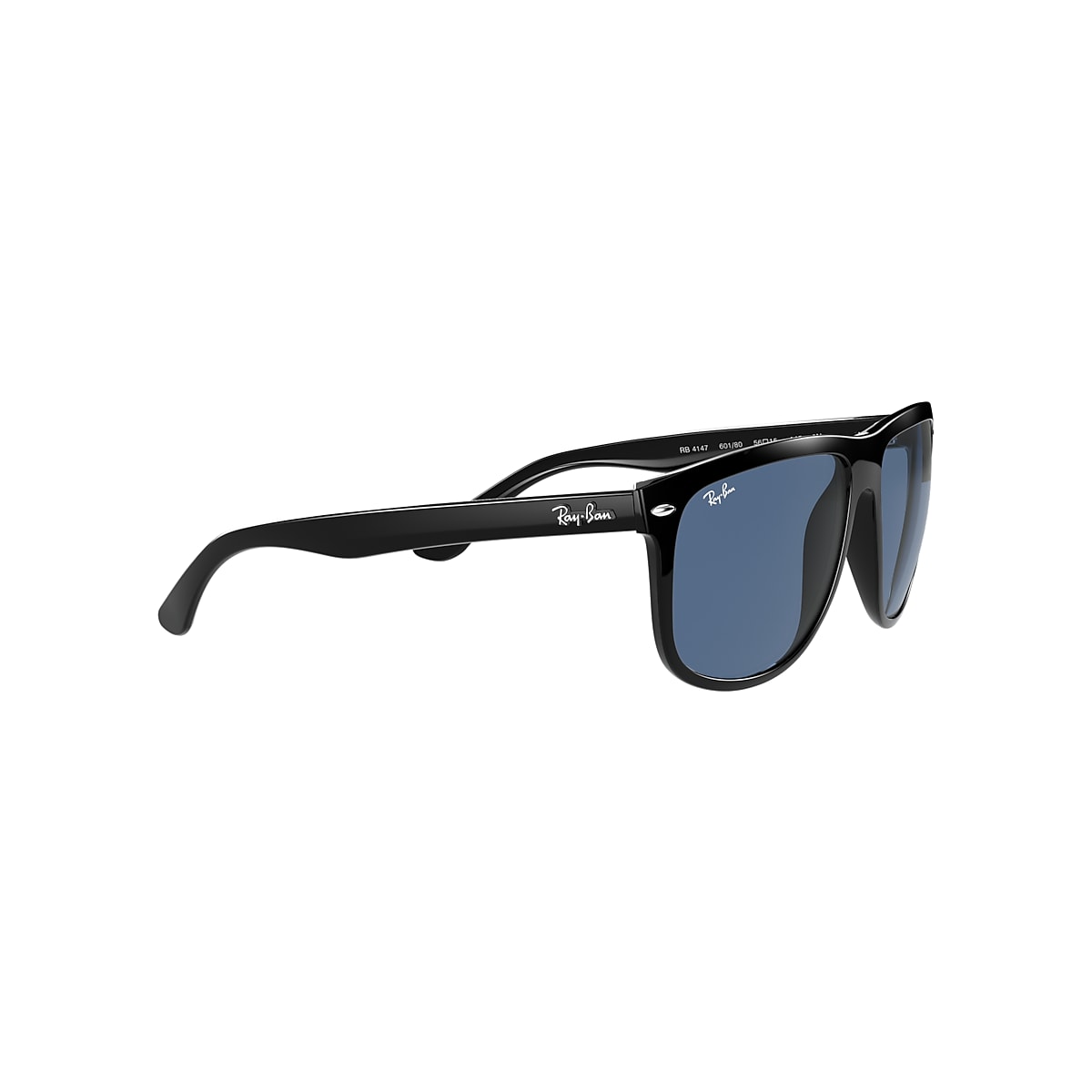 RayBan 4147 Boyfriend 601/80 Black/Blue lenses 60mm Ray-Ban Boyfriend RB4147 601/80 Black Sunglasses - eye-oo.com main image 2