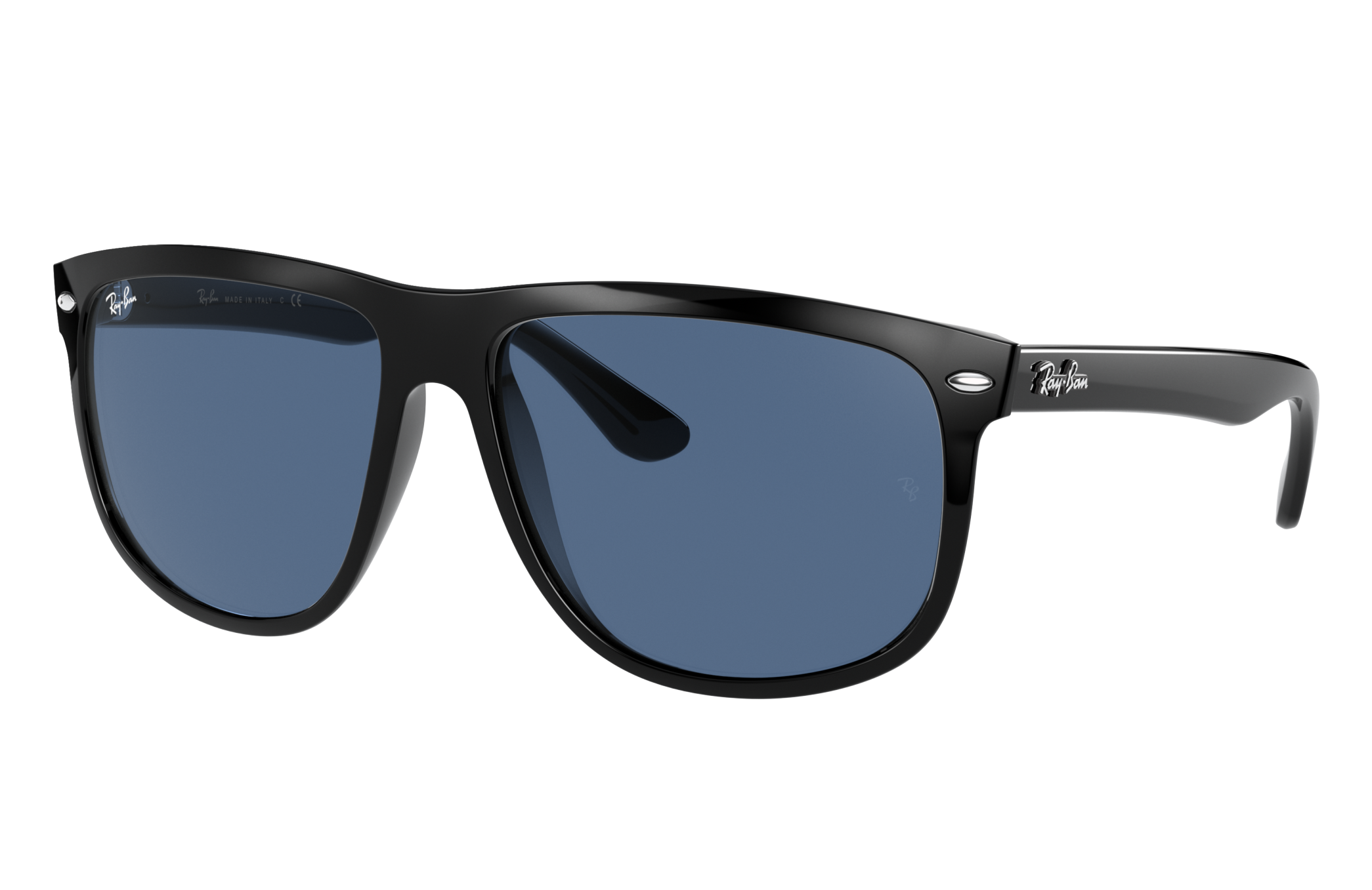 navy blue ray ban glasses