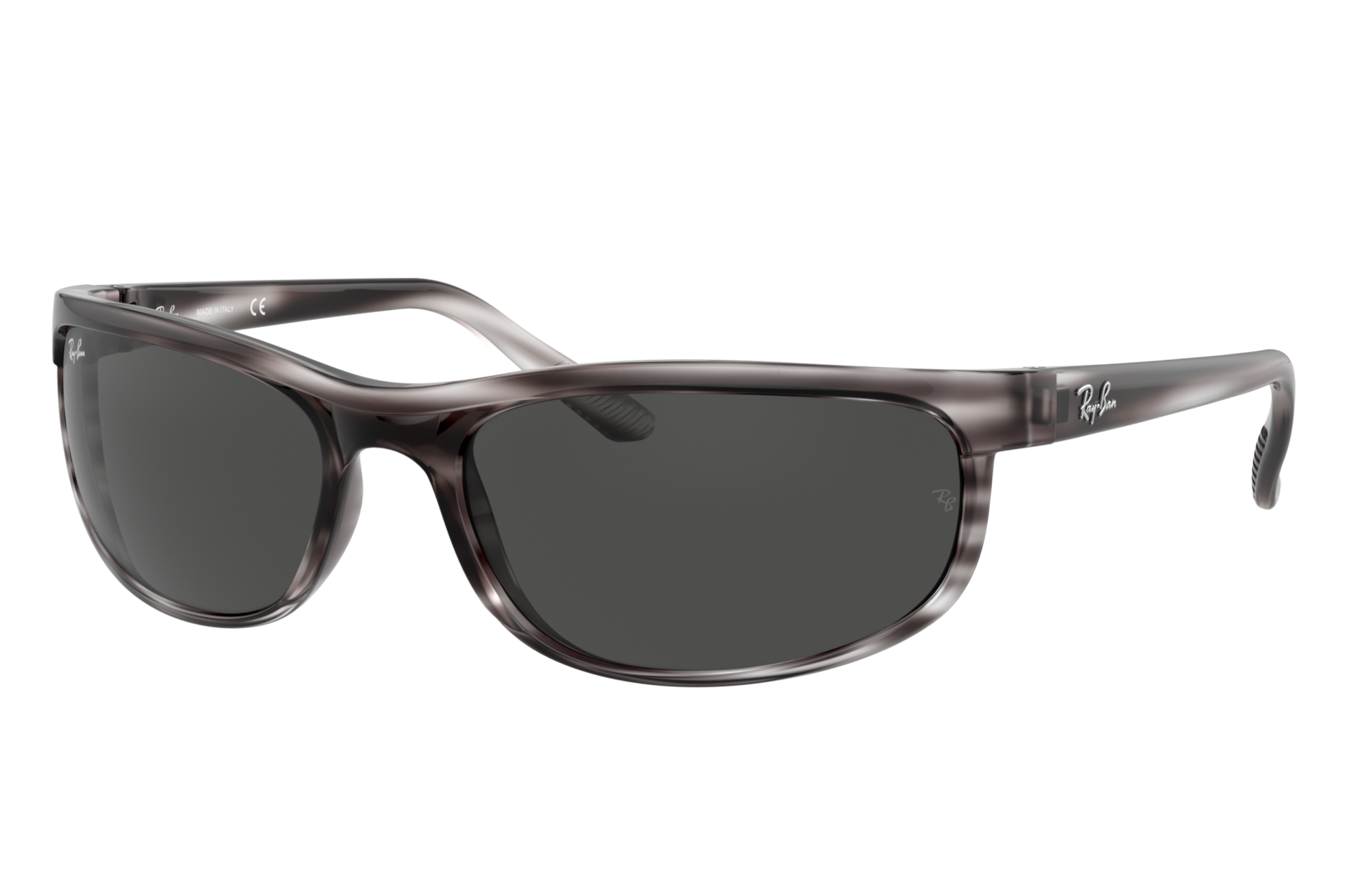 Predator 2 Zonnebrillen in Grijs gestreept en Donkergrijs | Ray-Ban®