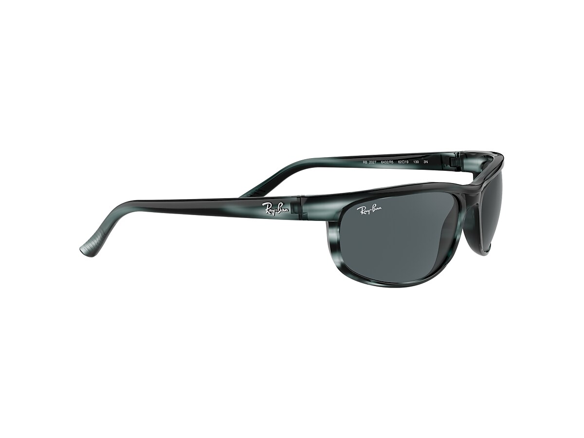 Predator 2 Sunglasses in Striped Blue and Blue/Grey | Ray-Ban®