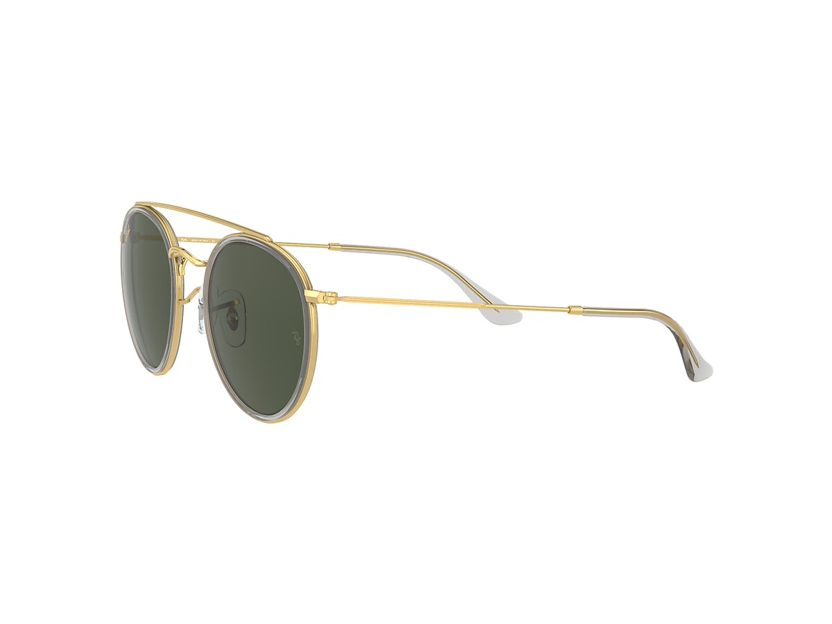 レイバン公式ストア】 Ray-Ban® ROUND DOUBLE BRIDGE LEGEND GOLD