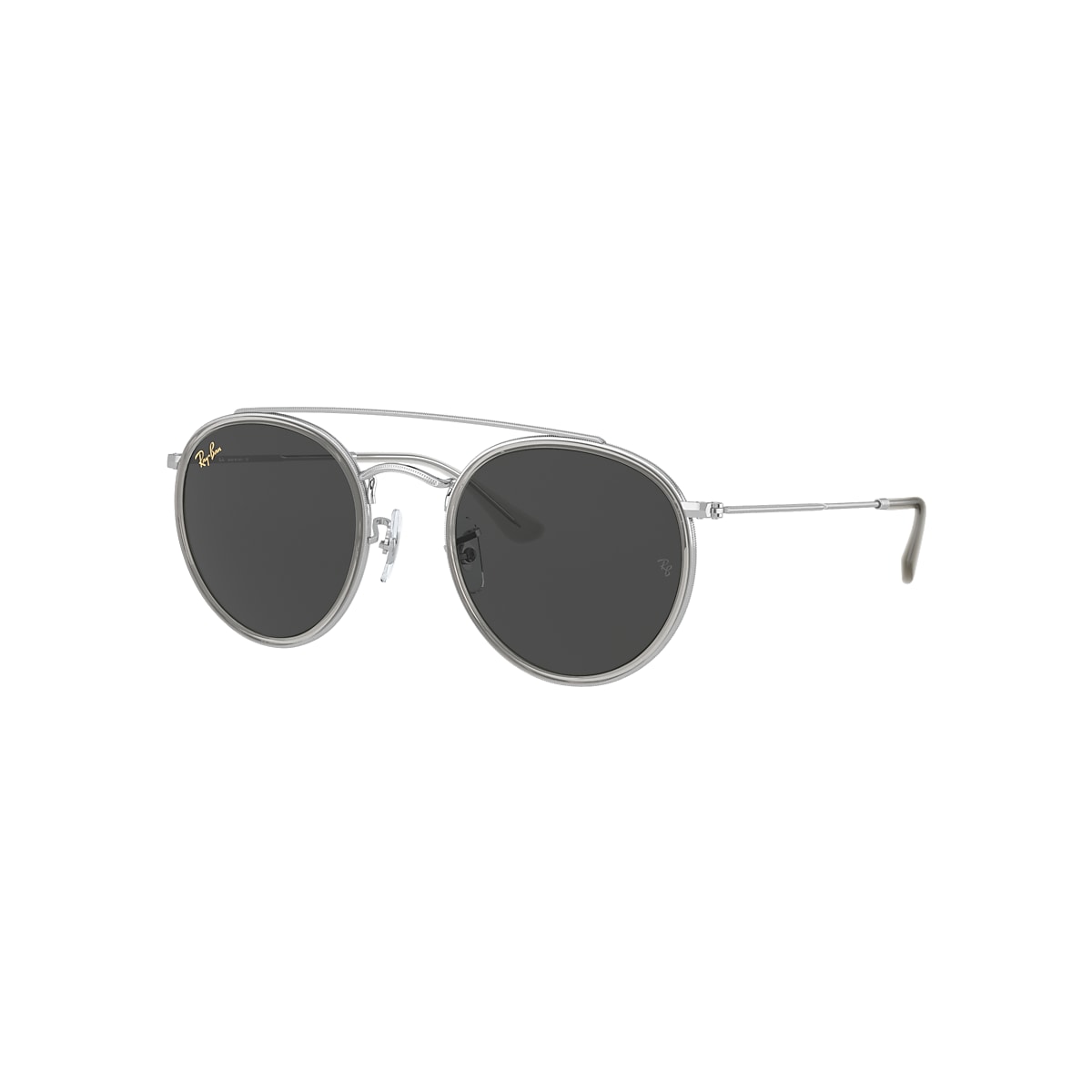 ROUND DOUBLE BRIDGE LEGEND GOLD Sunglasses in Silver