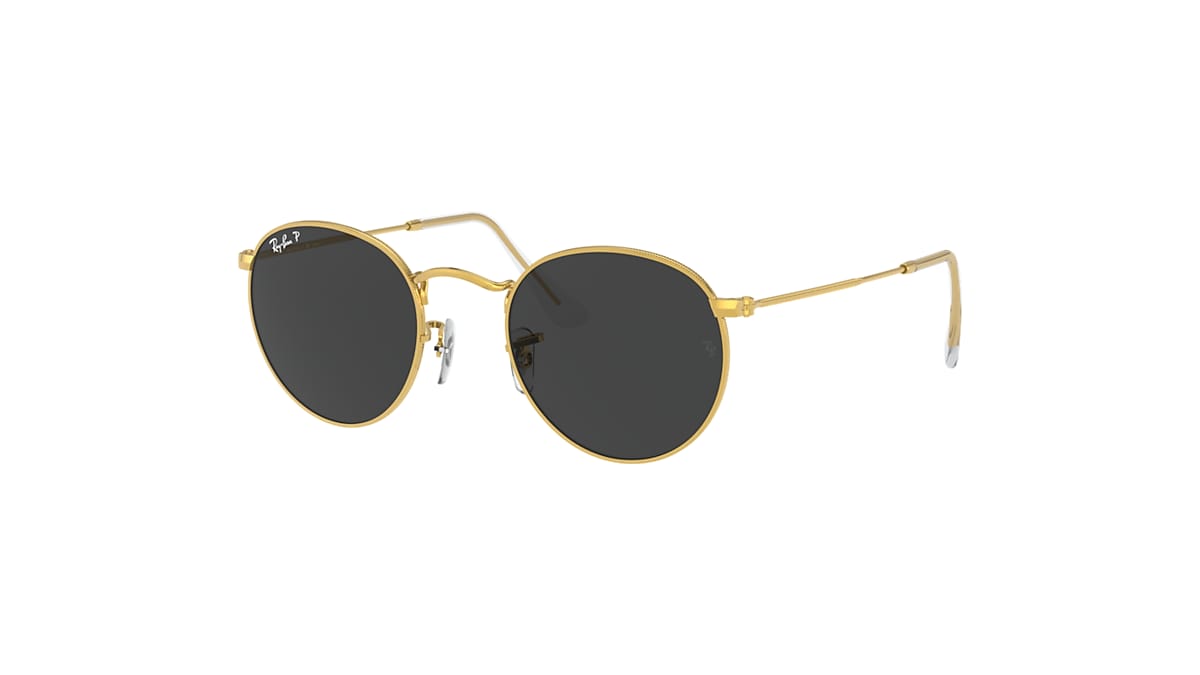 pianist Allergie federatie Round Metal Sunglasses in Gold and Black - RB3447 | Ray-Ban® US