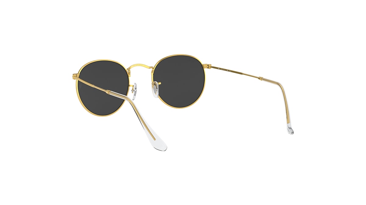 ROUND METAL Sunglasses in Gold and Black - RB3447 | Ray-Ban® CA