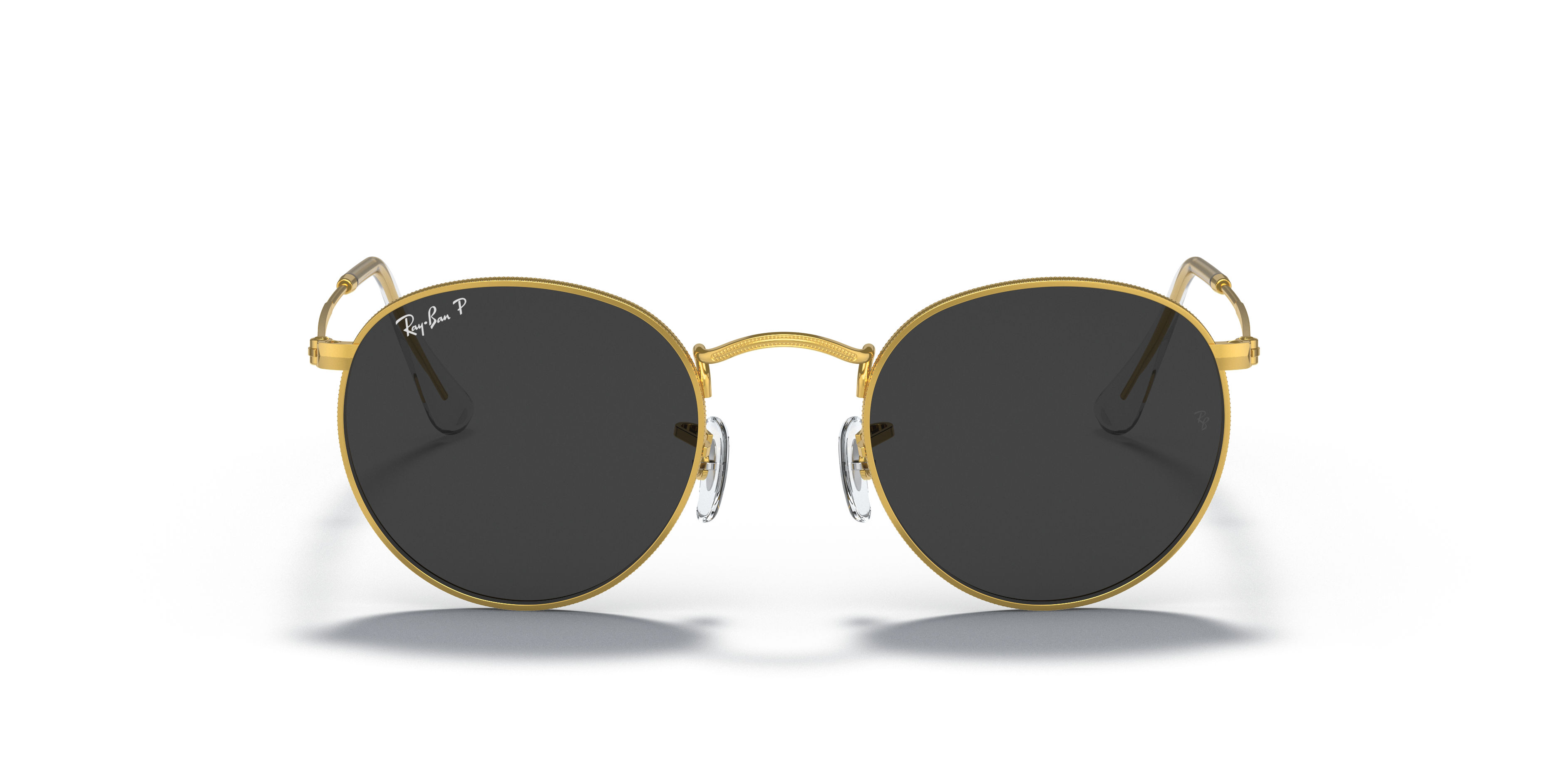 ray ban black and gold sunglasses