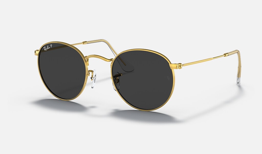 black and gold rayban glasses