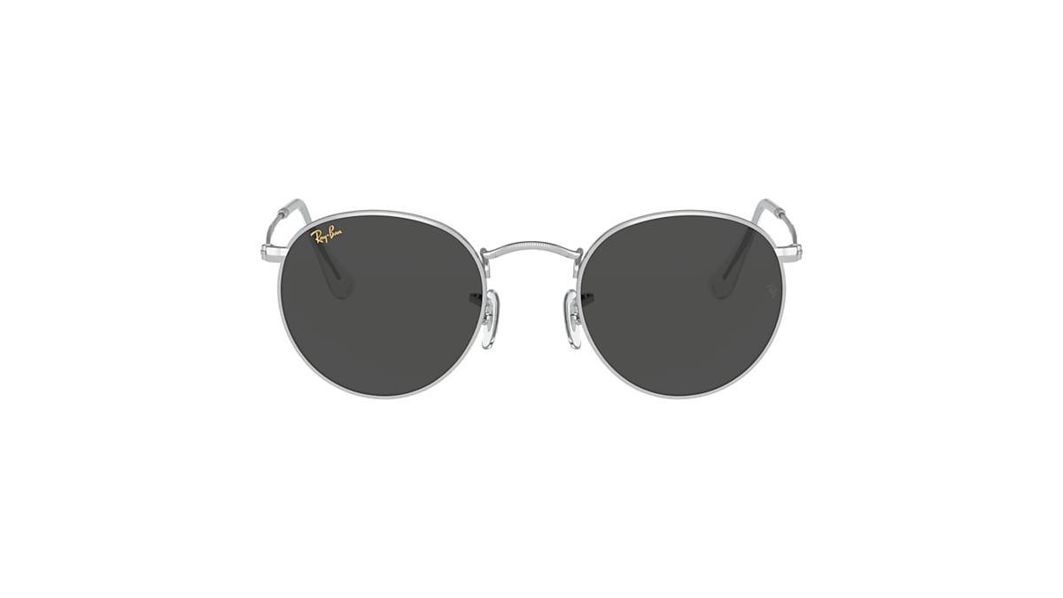 ROUND METAL LEGEND GOLD Sunglasses in Silver and Grey