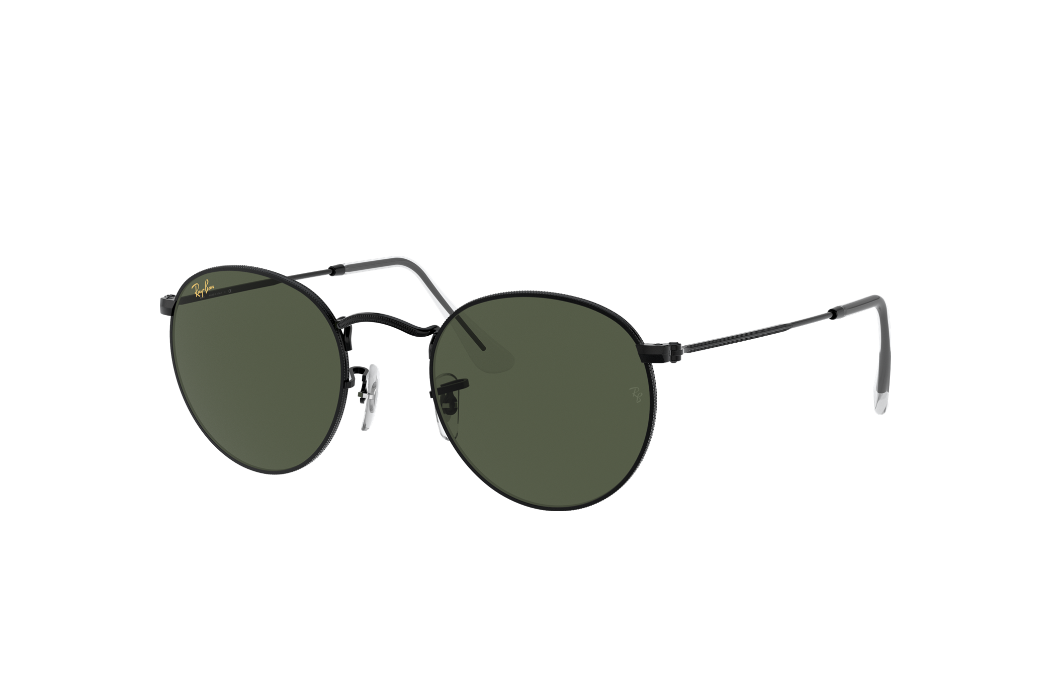 black round sunglasses ray ban