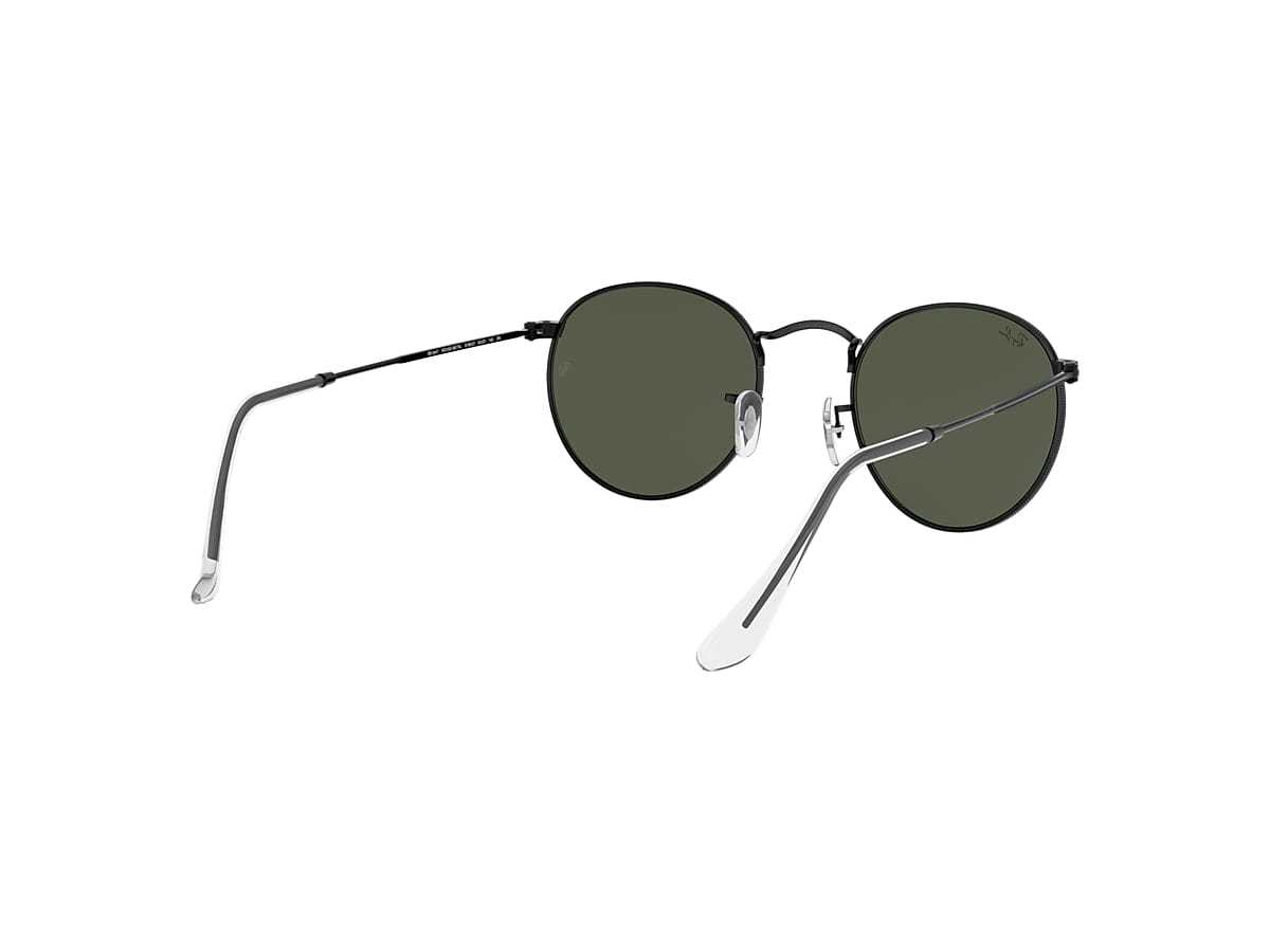 ROUND METAL LEGEND GOLD Sunglasses in Black and Green - RB3447