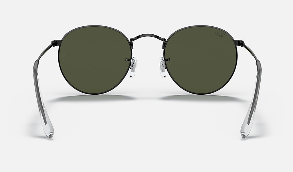 jurk Gevestigde theorie arm Round Metal Legend Gold Sunglasses in Black and Green | Ray-Ban®