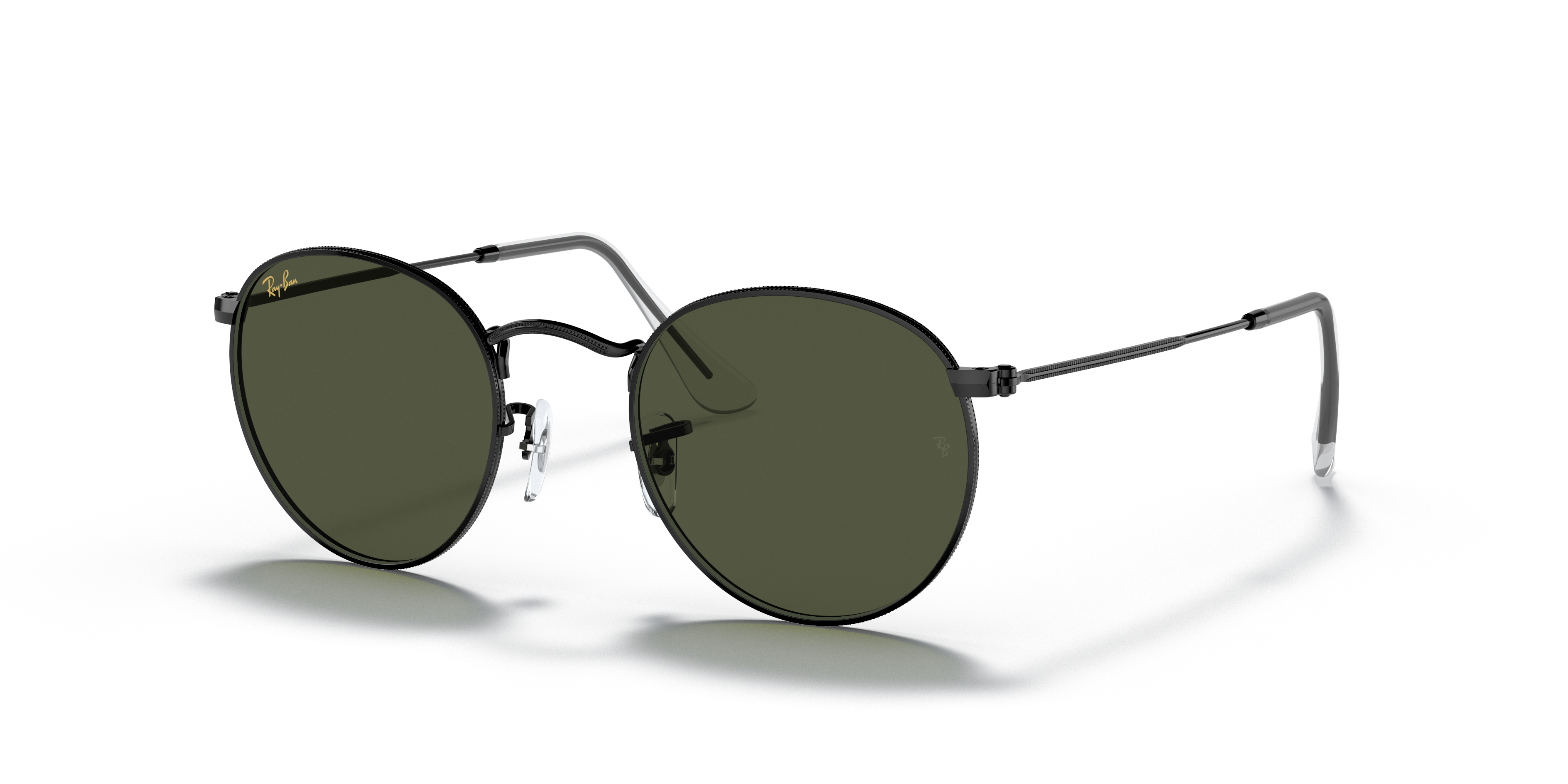 ray ban round metal standard size